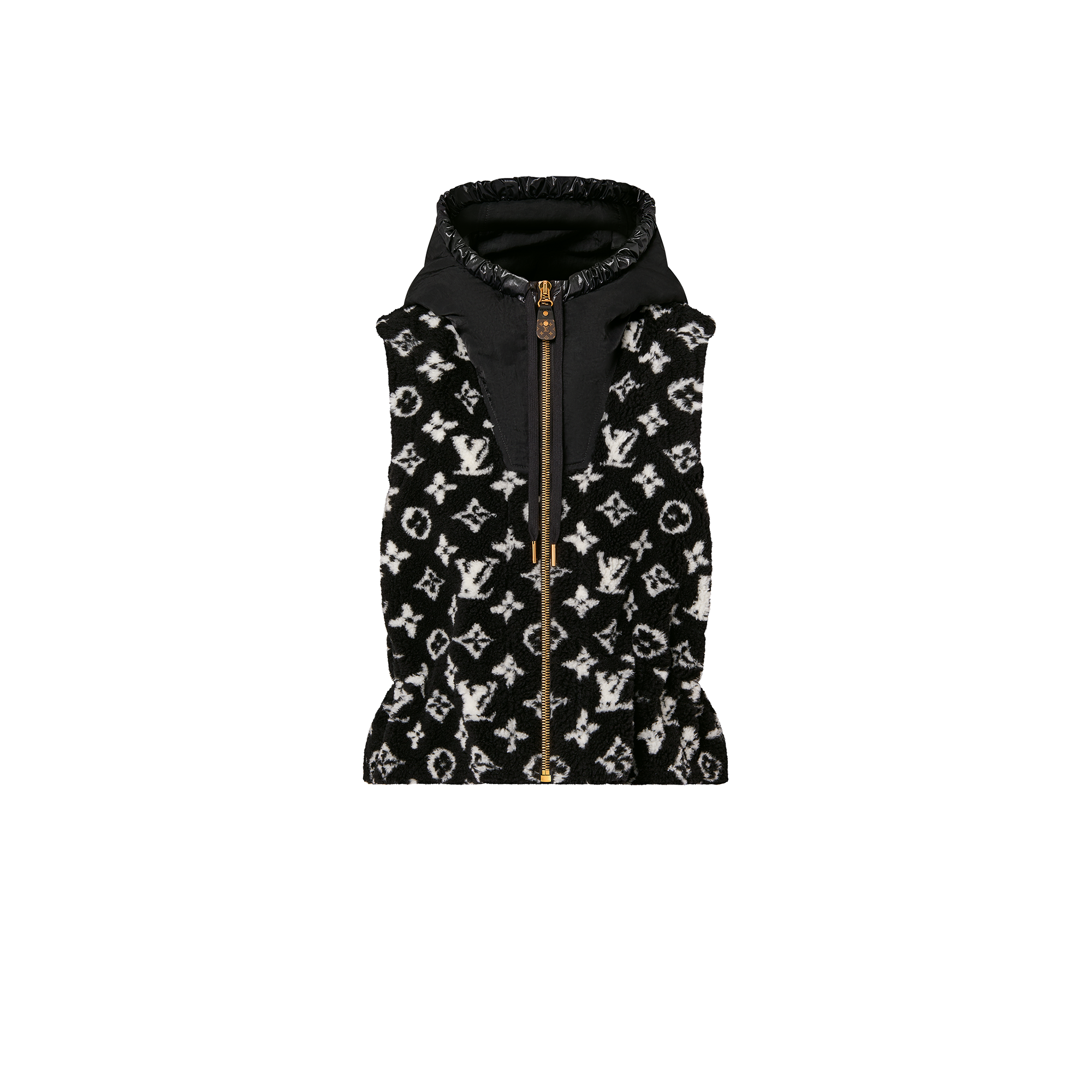 Sleeveless hooded sale jacket women's